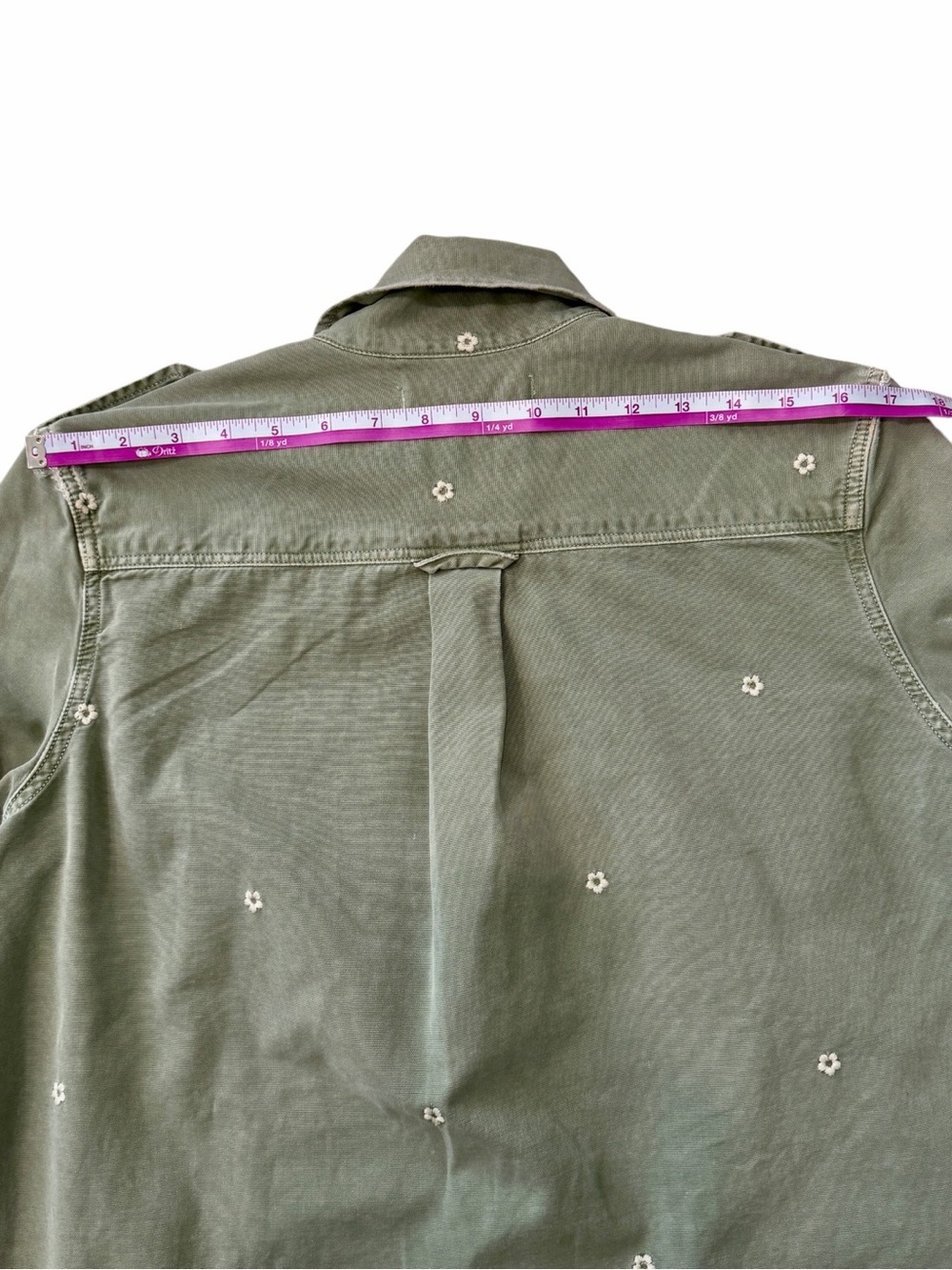 AMO Shirt Surplus Jacket w/ Daisy floral - Picture 6 of 10